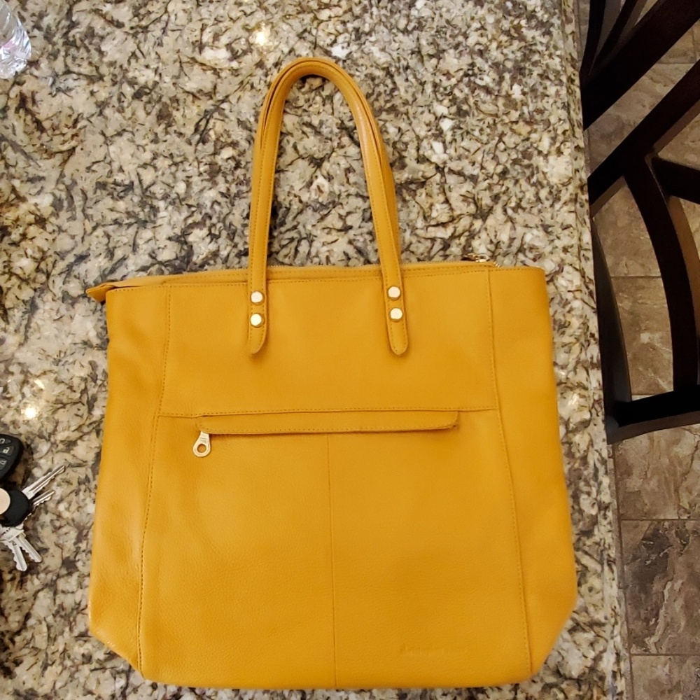 Christopher and Kon Leather Tote Bag